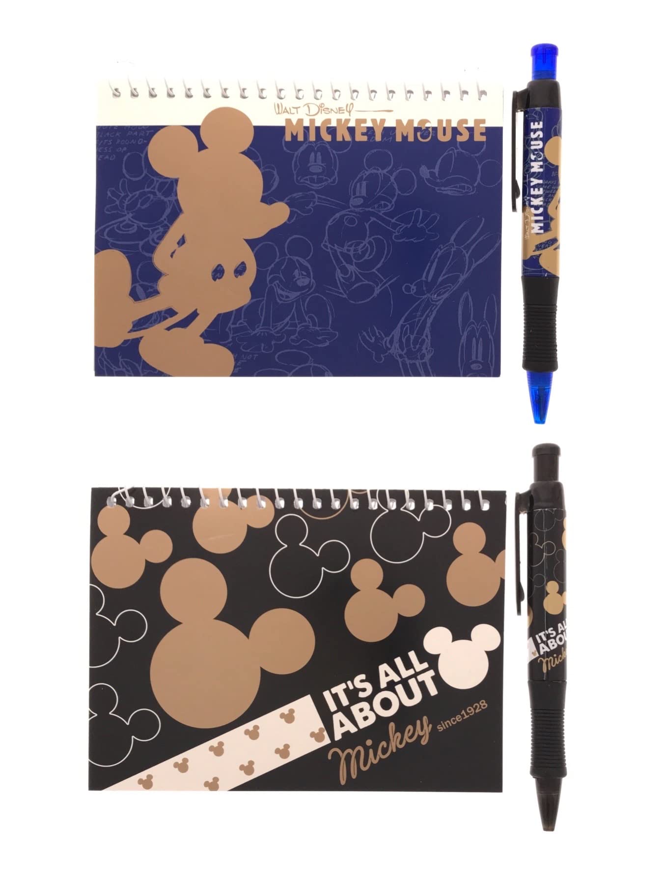 Disney Authentic Autograph Book with Pen, 2 pack (Blue and Black